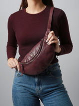 Heuptasje Heritage Leder Biba Violet heritage HAK5L-vue-porte